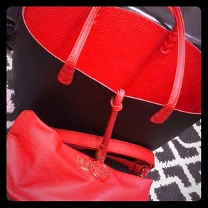Bcbg reversible tote bag